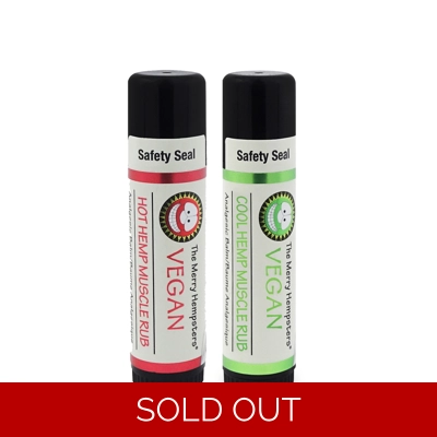 Vegan Hot & Cool Muscle Rub Tubes - Combo Pack